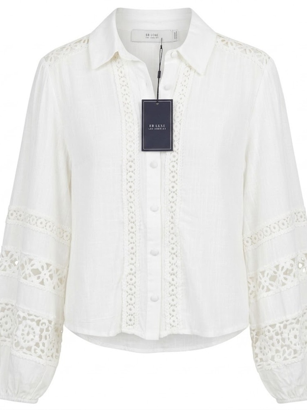 Classic White Linen Blouse